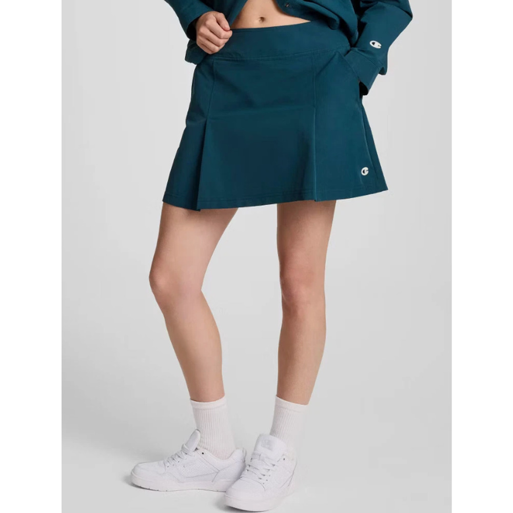 Champion Women's Pleated Skort - Teal Blue 10 - Picture 1 of 4